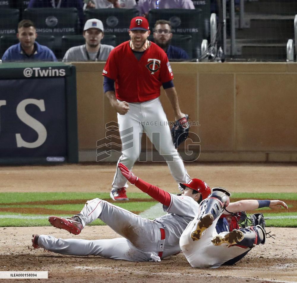 Baseball: Angels v Twins