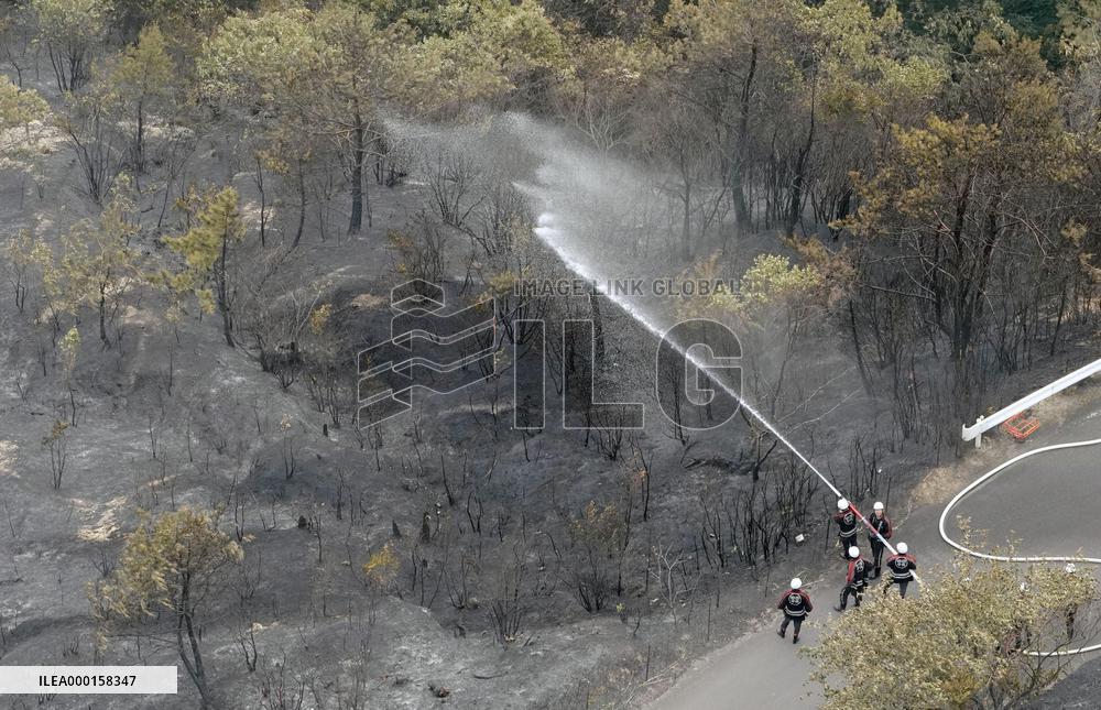 Wildfire in Ehime