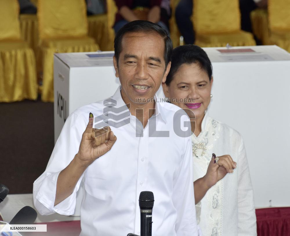 Indonesian Pres. Jokowi's re-election