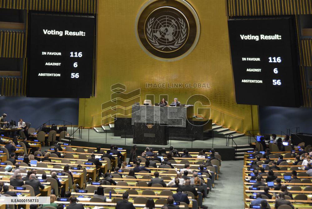 U.N. General Assembly on Chagos Islands