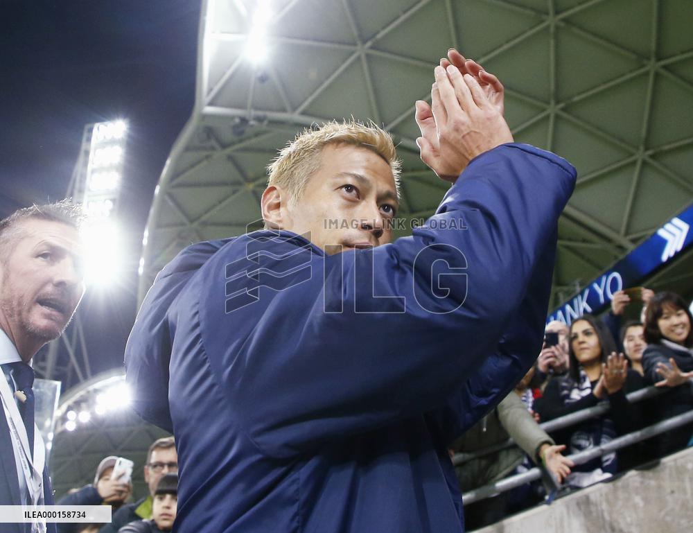 Football: Honda's last Melbourne Victory game
