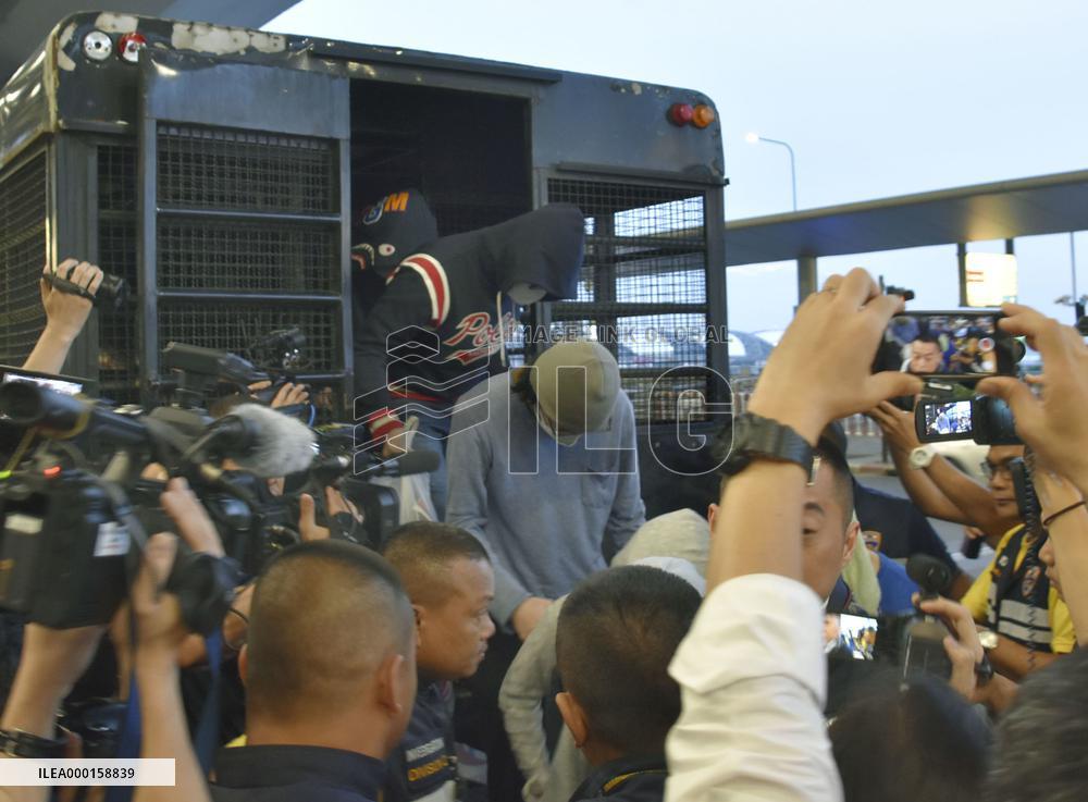 Phone scam case in Thailand