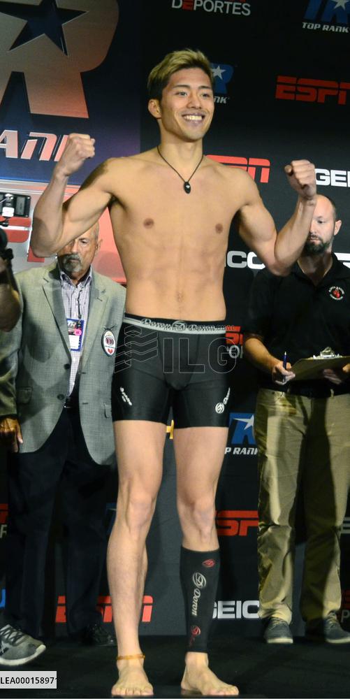Boxing: WBO title bout weigh-in