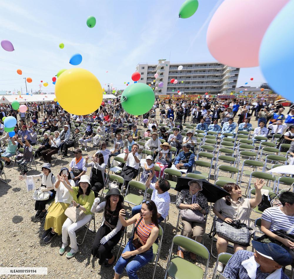 Recovery in 2011 tsunami-hit area in Japan