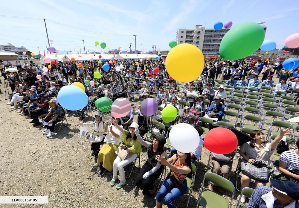 Recovery in 2011 tsunami-hit area in Japan