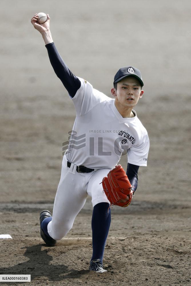 Baseball: Highly touted Japanese high school pitcher