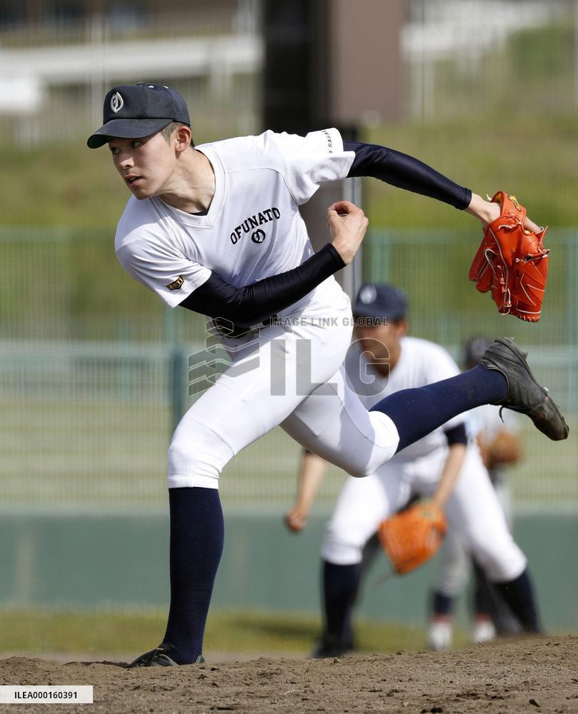 Baseball: Highly touted Japanese high school pitcher