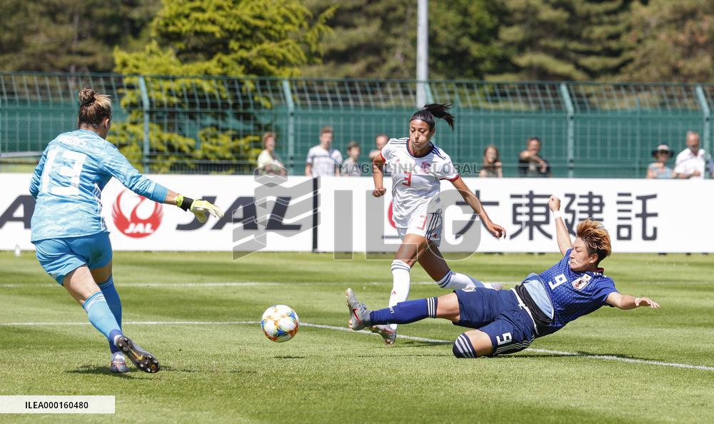 Football: Japan-Spain pre-Women's World Cup friendly