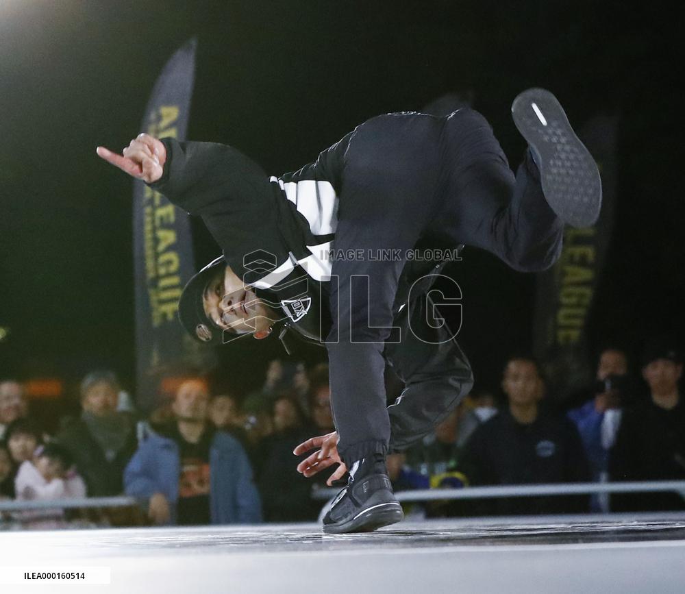 Breakdancing event at Ark League in Japan