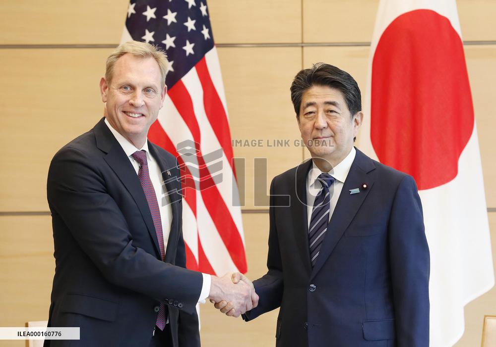 Acting U.S. defense secretary in Japan
