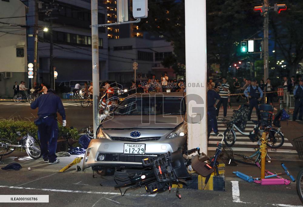 Car accident by senior driver