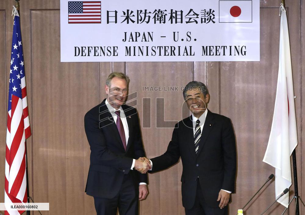Acting U.S. defense secretary in Japan