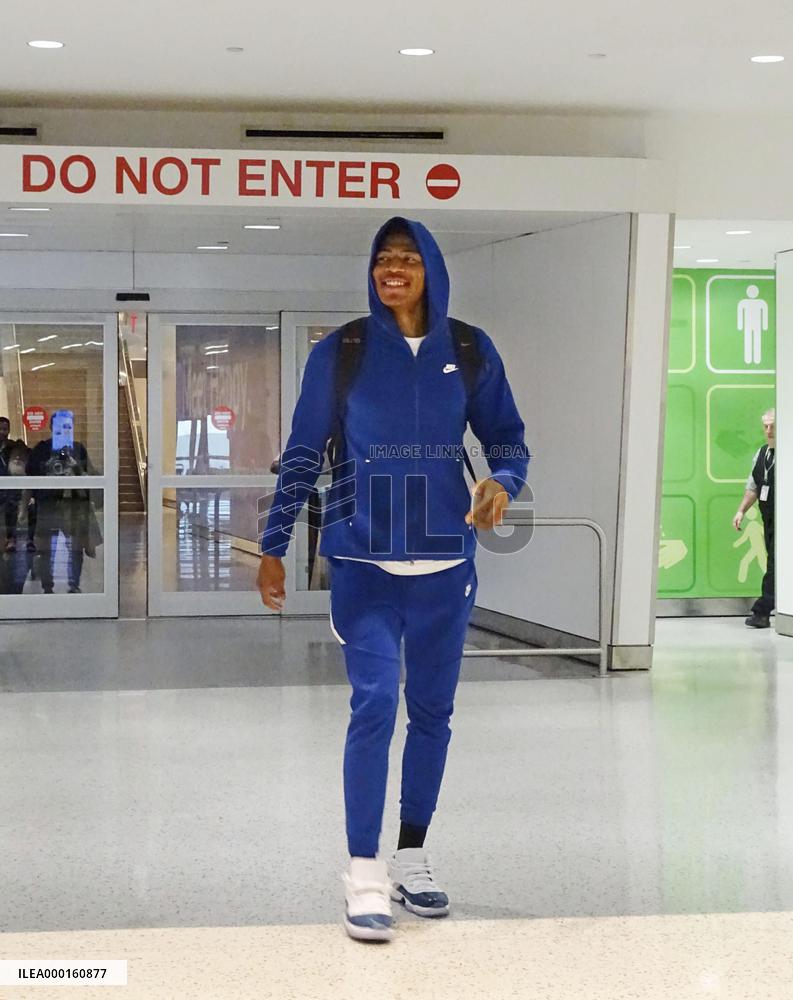 Basketball: Hachimura in N.Y. for NBA Draft