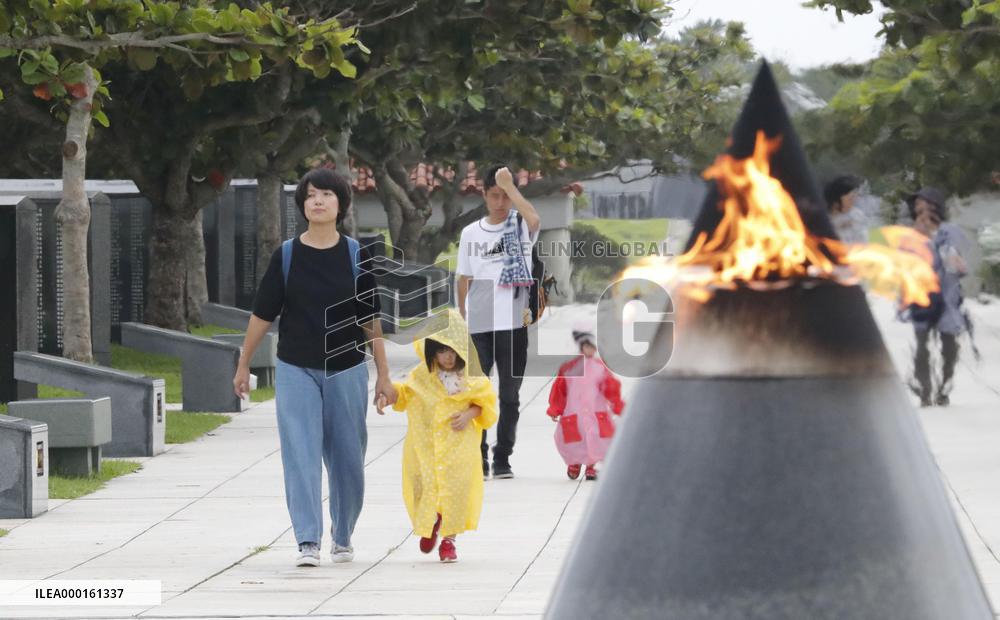 Peace Memorial Park in Okinawa