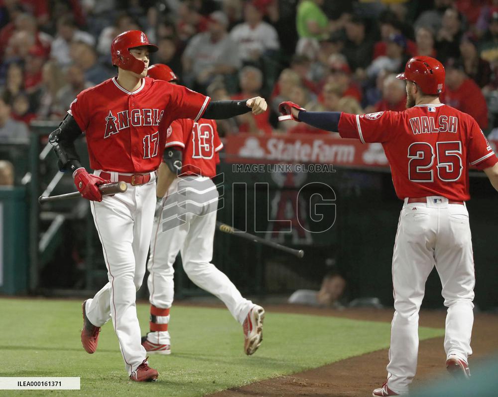 Baseball: Athletics v Angels