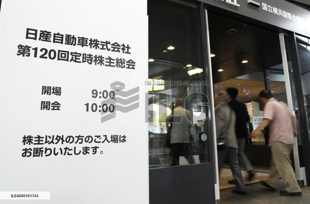 Nissan shareholders' meeting