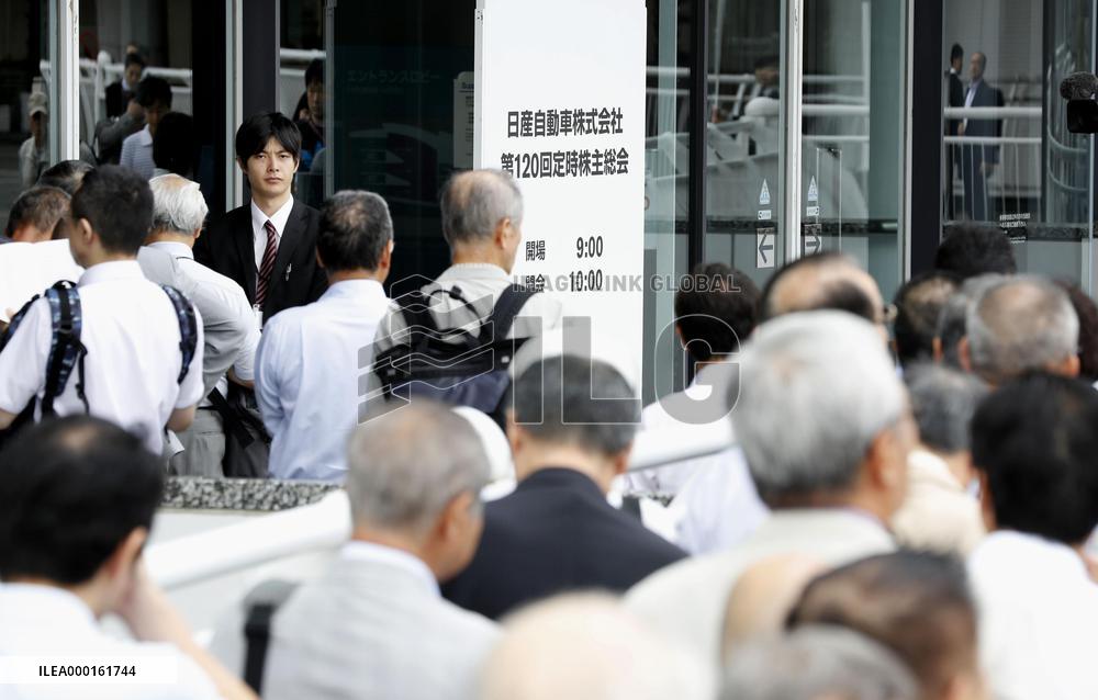 Nissan shareholders' meeting