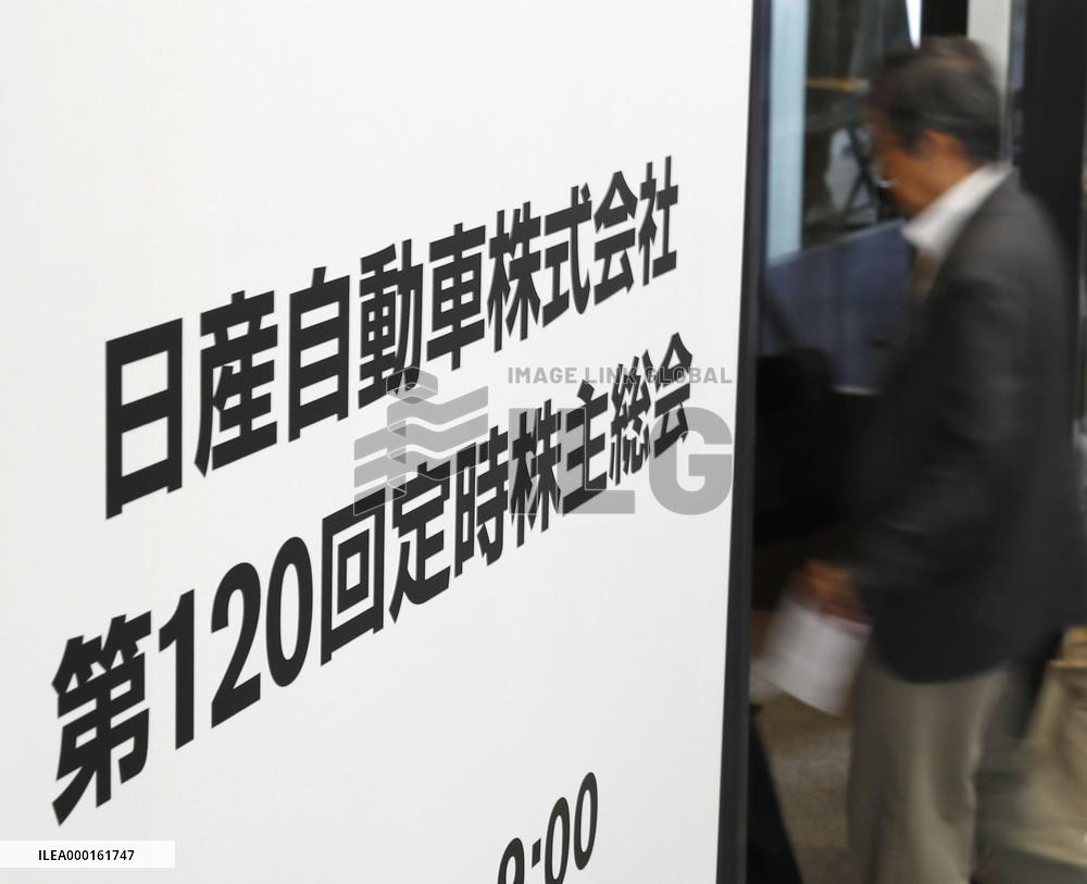 Nissan shareholders' meeting