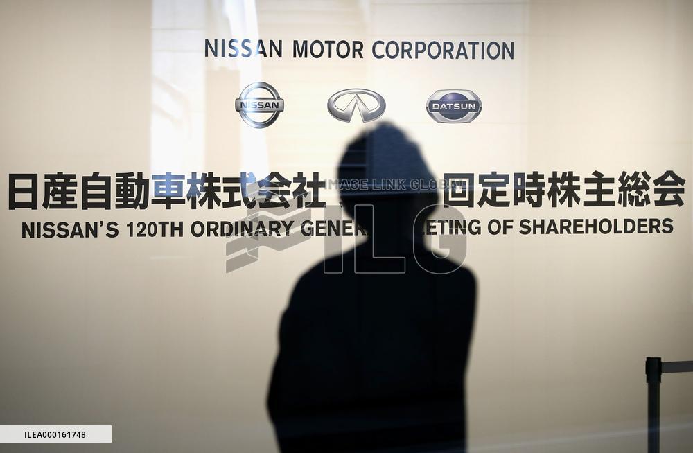 Nissan shareholders' meeting