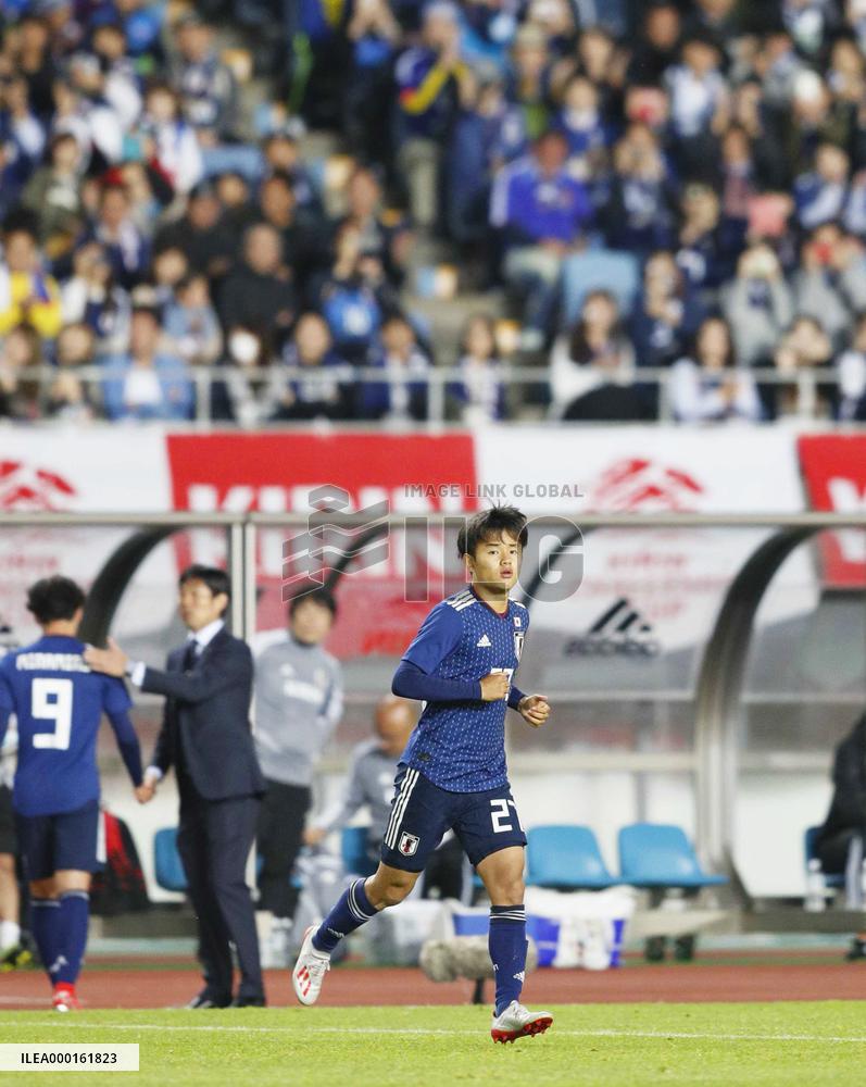 Football: Japan-El Salvador friendly