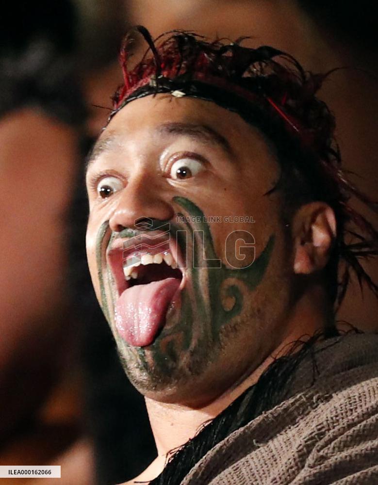Maori haka dance
