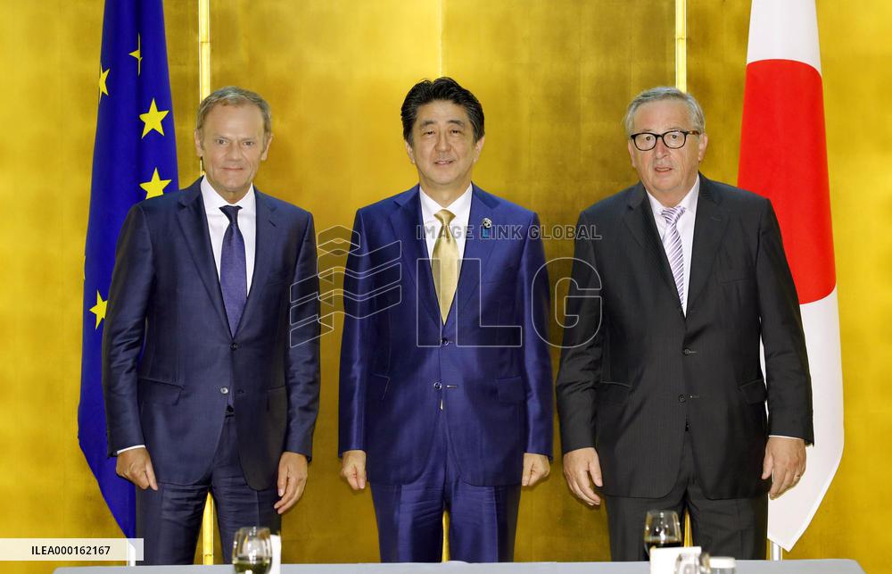Japan PM, EU leaders