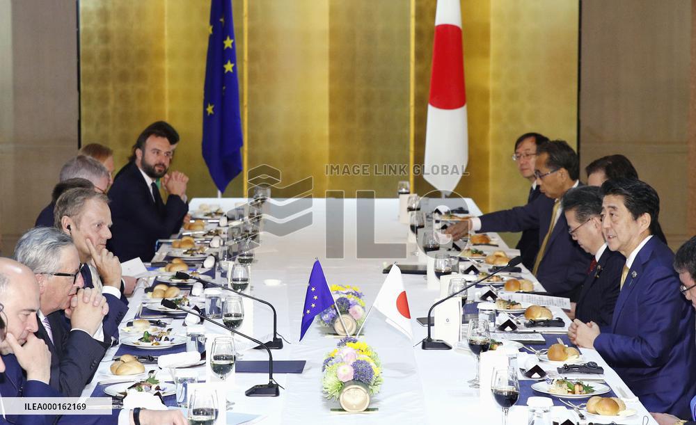 Japan PM, EU leaders