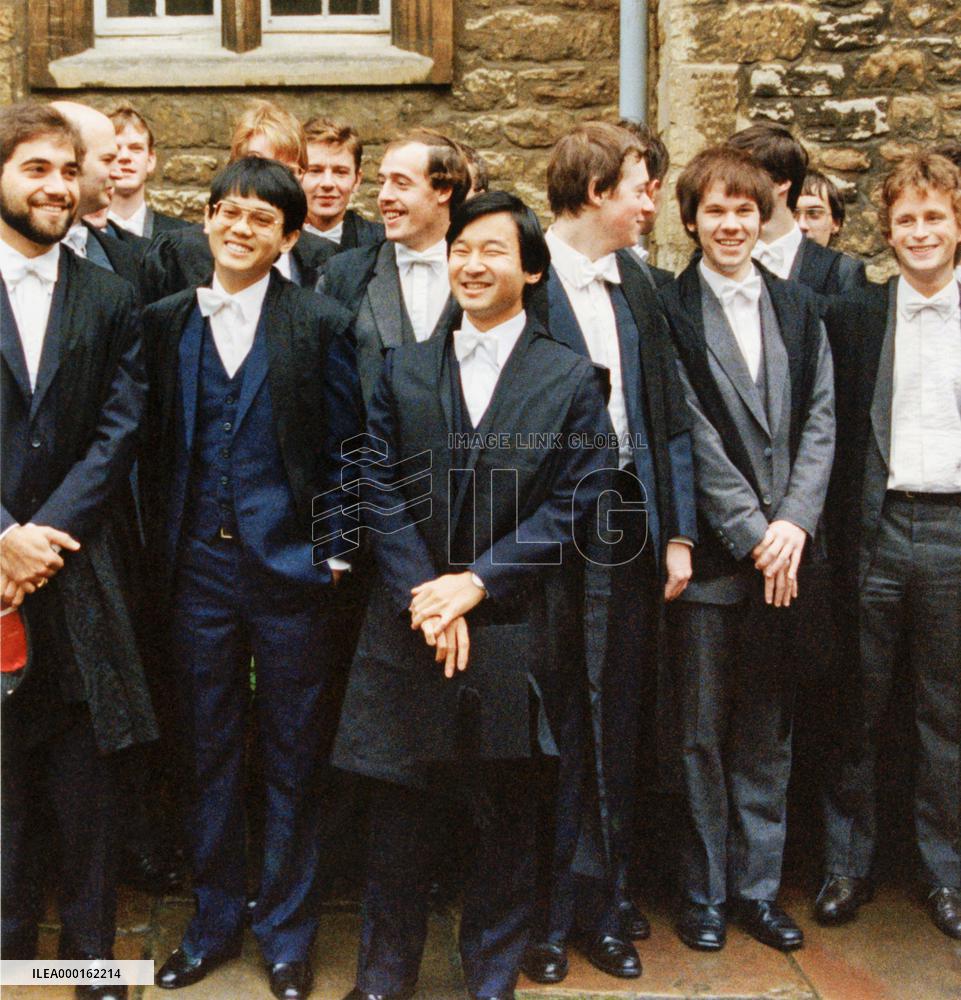 Japan's Emperor Naruhito in youth