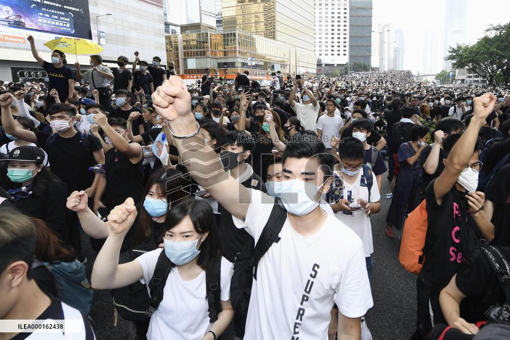 Hong Kong demonstration against extradition bill