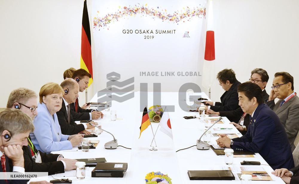 Abe-Merkel talks in Osaka