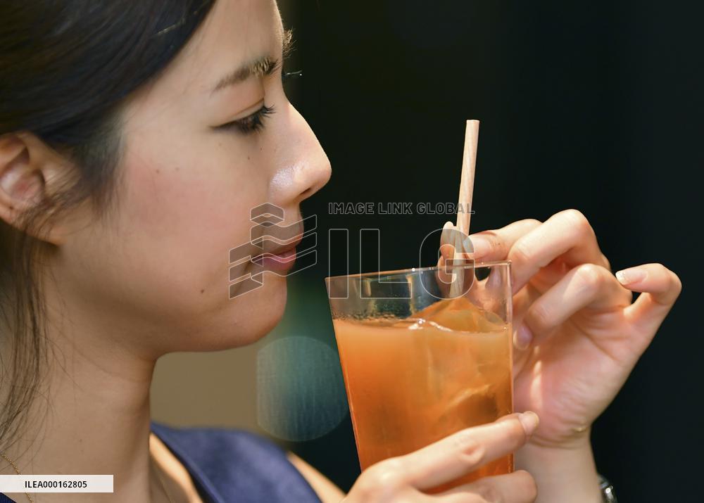 Wooden straws