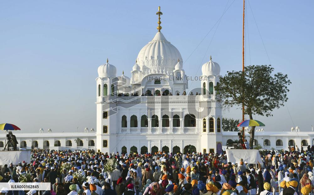 Corridor to Sikh shrine in Pakistan