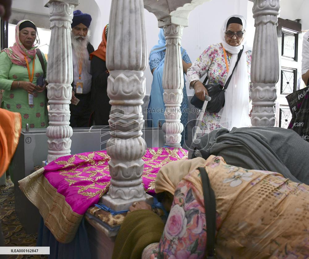 Corridor to Sikh shrine in Pakistan