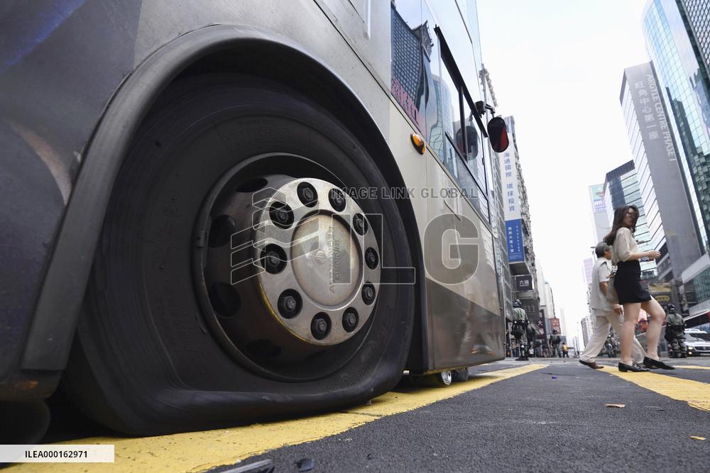 Aftermath of clash in Hong Kong