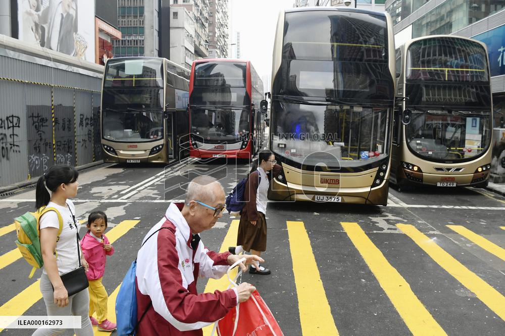 Aftermath of clash in Hong Kong