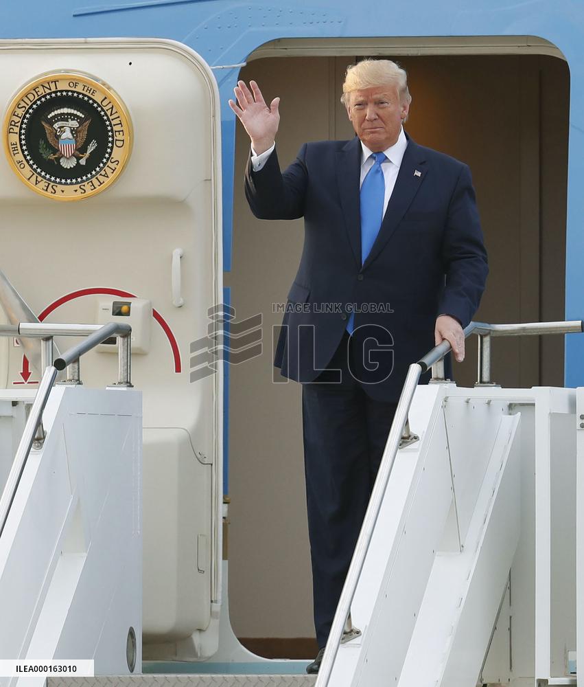 Trump's visit to S. Korea
