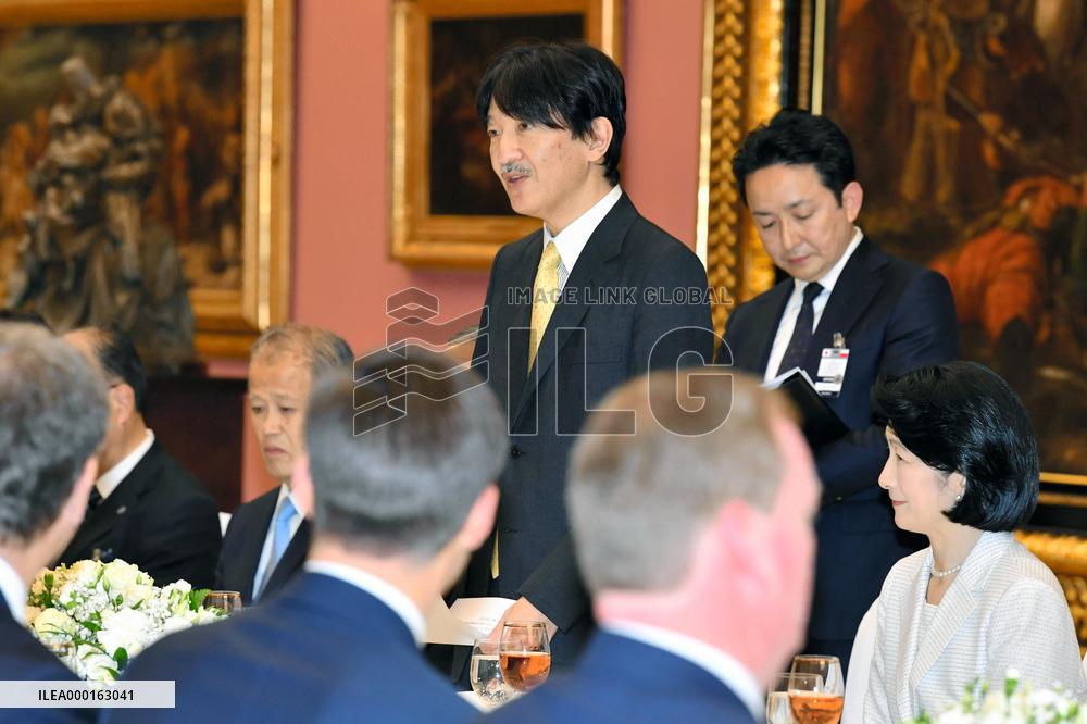 Japan's crown prince in Poland
