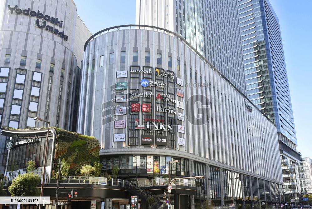 New commercial building Links Umeda in Osaka