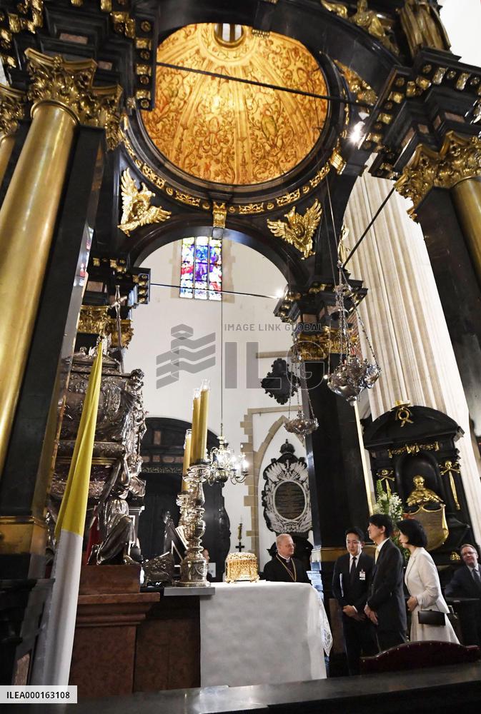 Japan's crown prince in Poland