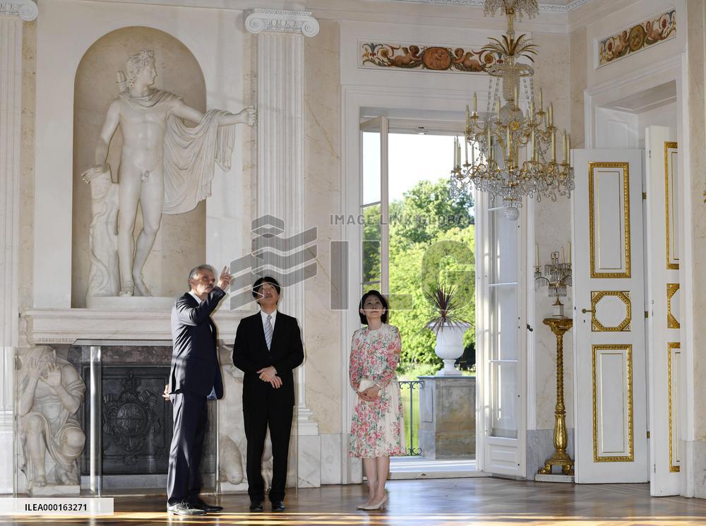Japan's crown prince in Poland