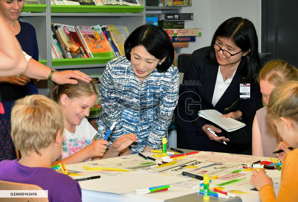 Japan's crown prince in Poland