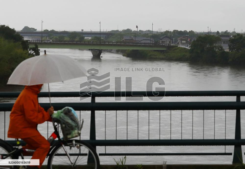Heavy rain in southwestern Japan
