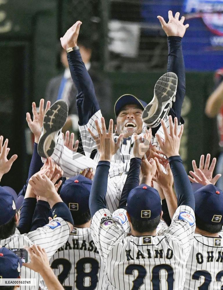 Baseball: Japan-S. Korea in Premier12 final