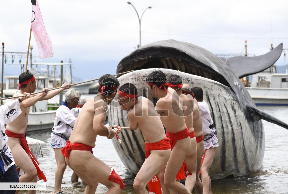 Whale festival in Japan