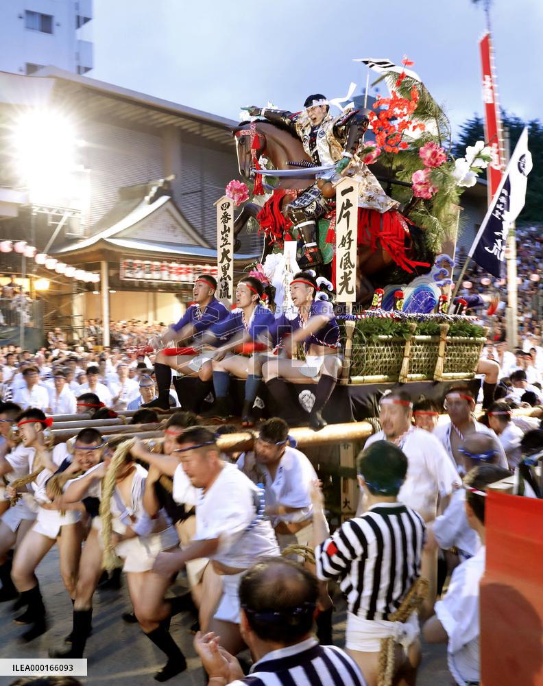 Traditional summer festival in Fukuoka