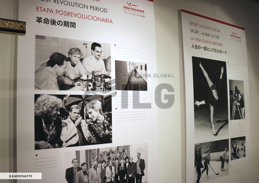 Exhibition on gymnast Vera Caslavska