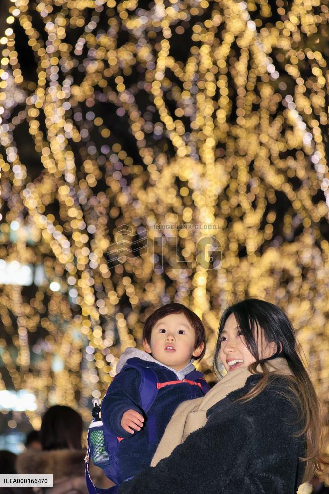 Illumination event in northeastern Japan