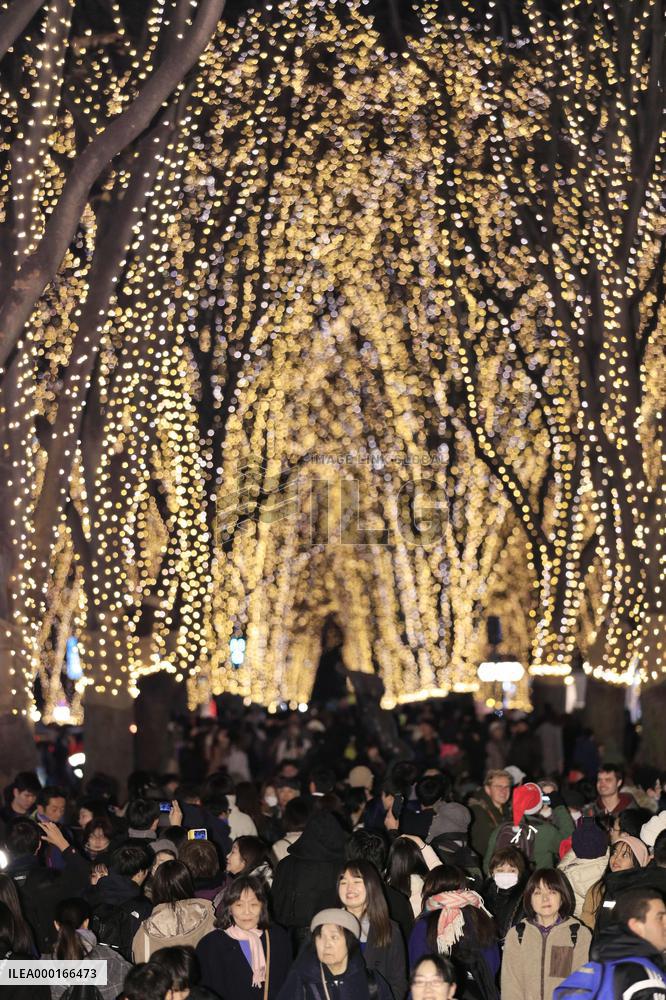 Illumination event in northeastern Japan