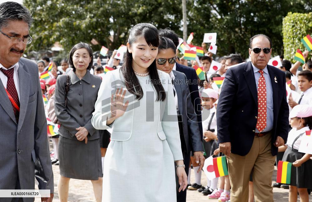 Princess Mako in Bolivia