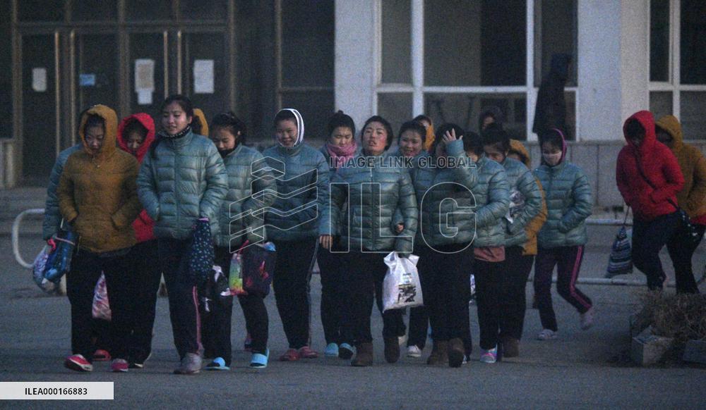 North Korean workers in China